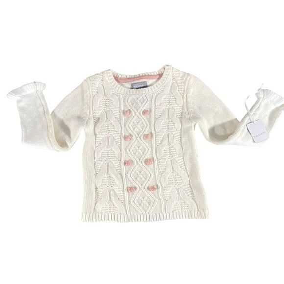 Tahari NWT Toddler Sweater Plaid Skirt Set Size 2T Cotton Blend Machine Wash - Picture 2 of 8